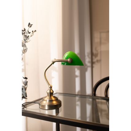 Markslöjd 105930 - Pöytävalaisin BANKERS 1xE14/40W/230V