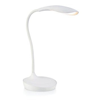 Markslöjd 106093 - LED-himmennettävä pöytävalaisin USB SWAN LED / 4,6W / 230V