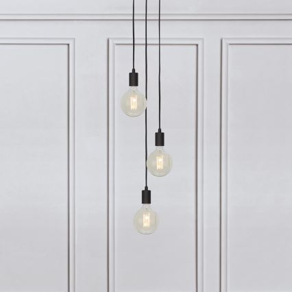 Markslöjd 106334 - Kattokruunu narulla SKY 3xE27/60W/230V