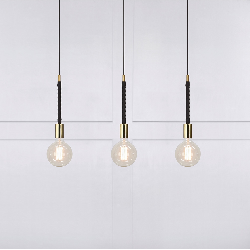 Markslöjd 106708 - Kattokruunu narulla SEDLO 3xE27/60W/230V