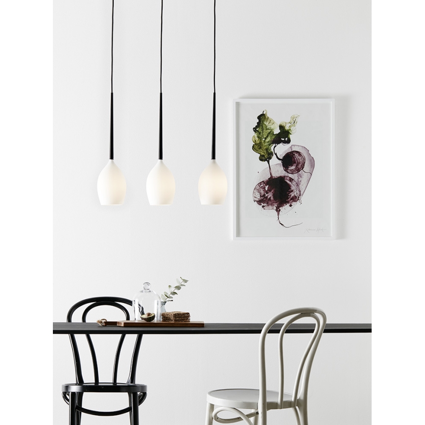 Markslöjd 106808 - Kattokruunu narulla SALUTE 3xE14/40W/230V