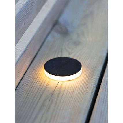 Markslöjd 106935 - LED uppoasennettava ulkovalaisin GARDEN24 LED/3W/24V IP44 musta