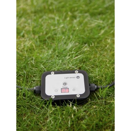 Markslöjd 106936 - Hämäräanturi ajastimella GARDEN24 24V IP44