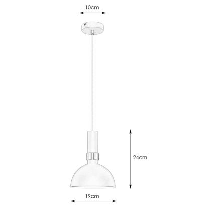 Markslöjd 106974 - Kattokruunu narulla LARRY 1xE27/60W/230V