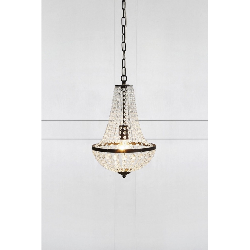 Markslöjd 107026 - Kristalli-ketjukattokruunu GRÄNSÖ 1xE27/60W/230V
