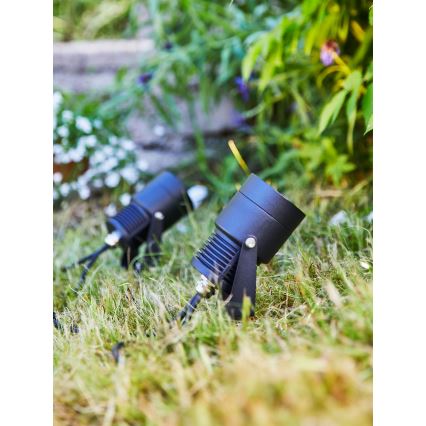 Markslöjd 107291 - LED-ulkovalaisin GARDEN24 LED/15W/24V IP44 musta