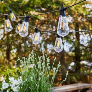 Markslöjd 107293 - LED koristeketju ulkokäyttöön SEPPELE GARDEN 10xLED 5,5m IP44