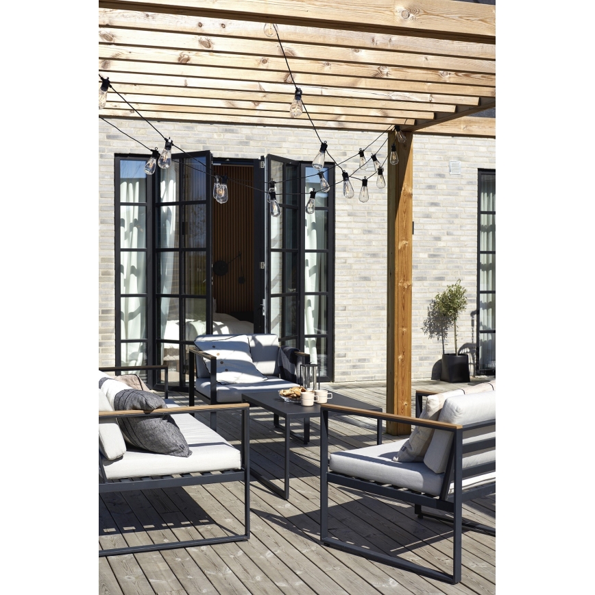 Markslöjd 107293 - LED Ulkokäyttöön tarkoitettu koristevalosarja GIRLANDA GARDEN 10xLED 5,5m IP44