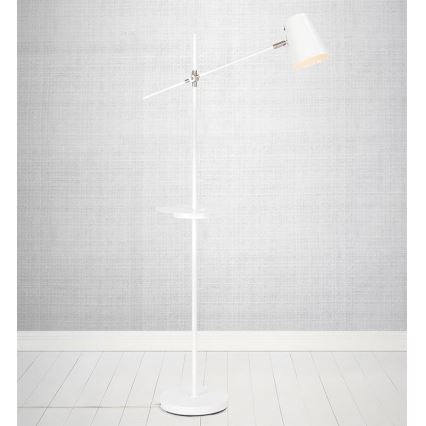 Markslöjd 107308 - Floor lamp USB LINEAR 1xE14/40W/230V