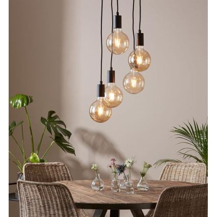 Markslöjd 107467 - Kattokruunu narulla SKY 5xE27/60W/230V