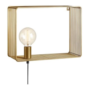 Markslöjd 107815 - Seinävalaisin SHELF 1xE27/60W/230V