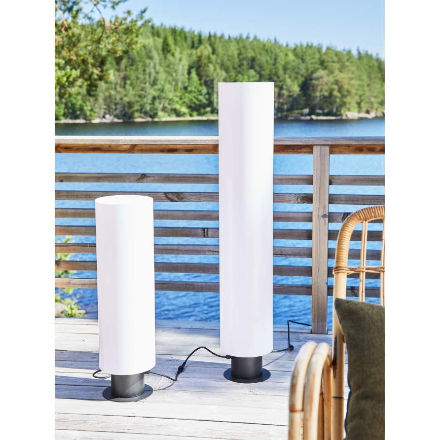Markslöjd 107985 - GARDEN24 LED-ulkovalaisin LED/12 W/24 V 70 cm IP44, musta