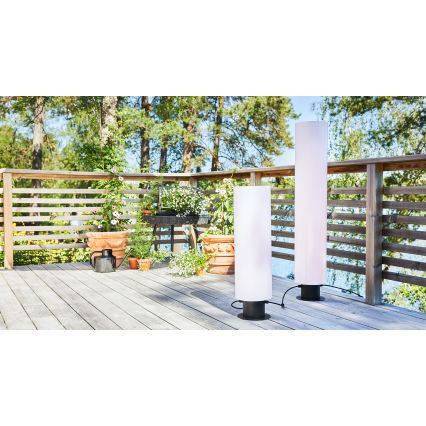 Markslöjd 107985 - GARDEN24 LED-ulkovalaisin LED/12 W/24 V 70 cm IP44, musta