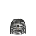 Markslöjd 107990 - LED-riippuvalaisin ulkokäyttöön GARDEN24 LED/2,86W/24V IP44 rottinki/musta
