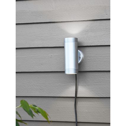 Markslöjd 108170 - LED-ulkovalaisin GARDEN24 2xLED/3W/24V IP44 mattakromi