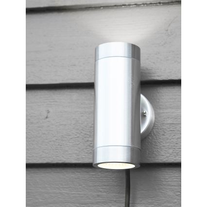 Markslöjd 108170 - LED-ulkovalaisin GARDEN24 2xLED/3W/24V IP44 mattakromi