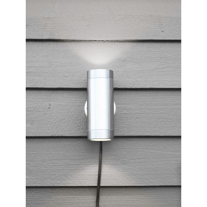 Markslöjd 108170 - LED-ulkovalaisin GARDEN24 2xLED/3W/24V IP44 mattakromi
