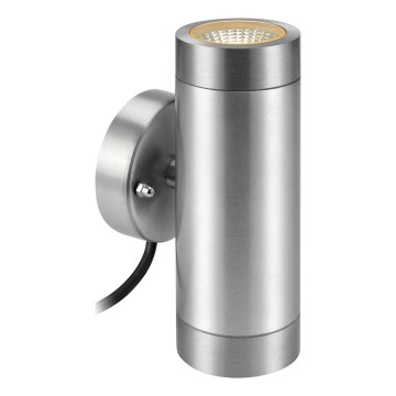 Markslöjd 108170 - LED-ulkovalaisin GARDEN24 2xLED/3W/24V IP44 mattakromi