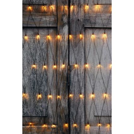 Markslöjd 108178 - LED-ulkojouluverho GARDEN24 160xLED/4W/24V 2x2m lämmin valkoinen