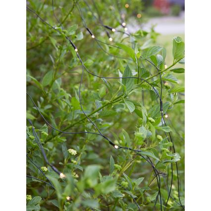 Markslöjd 108178 - LED-ulkojouluverho GARDEN24 160xLED/4W/24V 2x2m lämmin valkoinen