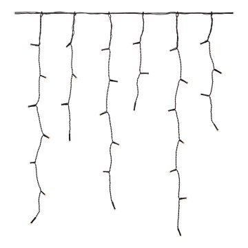 Markslöjd 108179 - LED-ulkokäyttöinen jouluverho GARDEN24 160xLED/9,6W/24V 3,1m lämmin valkoinen