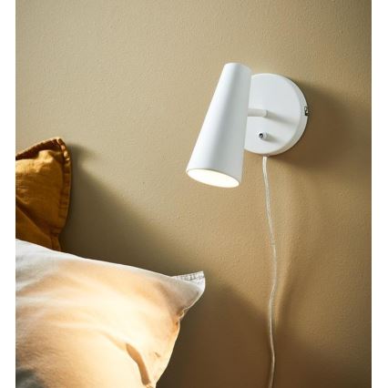 Markslöjd 108199 - Seinävalaisin CREST 1xGU10/7W/230V valkoinen