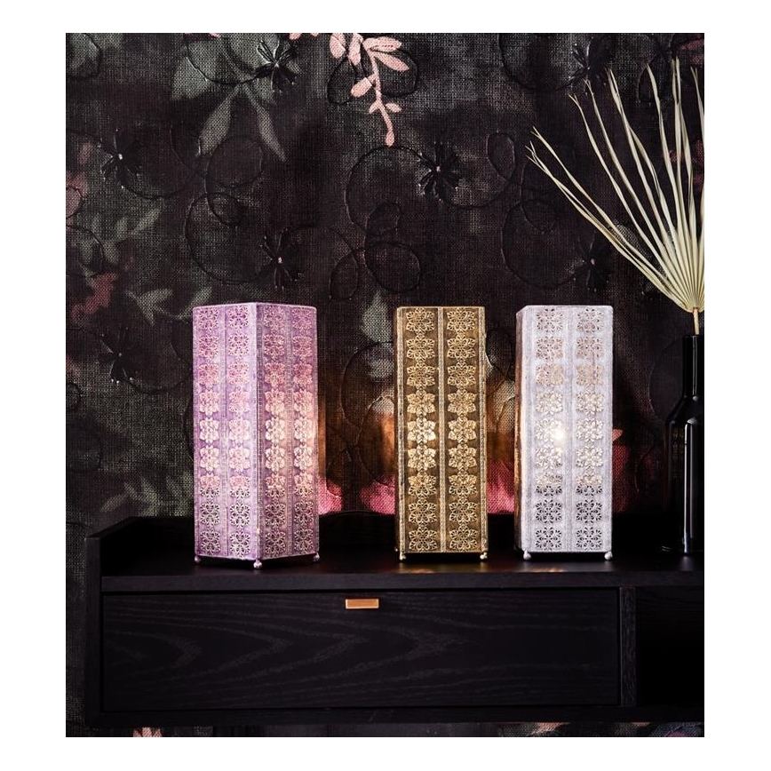 Markslöjd 108224 - Pöytälamppu AGRA 1xE14/18W/230V violetti