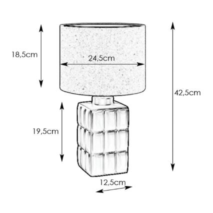 Markslöjd 108248 - Pöytälamppu CUSCINI 1xE14/40W/230V