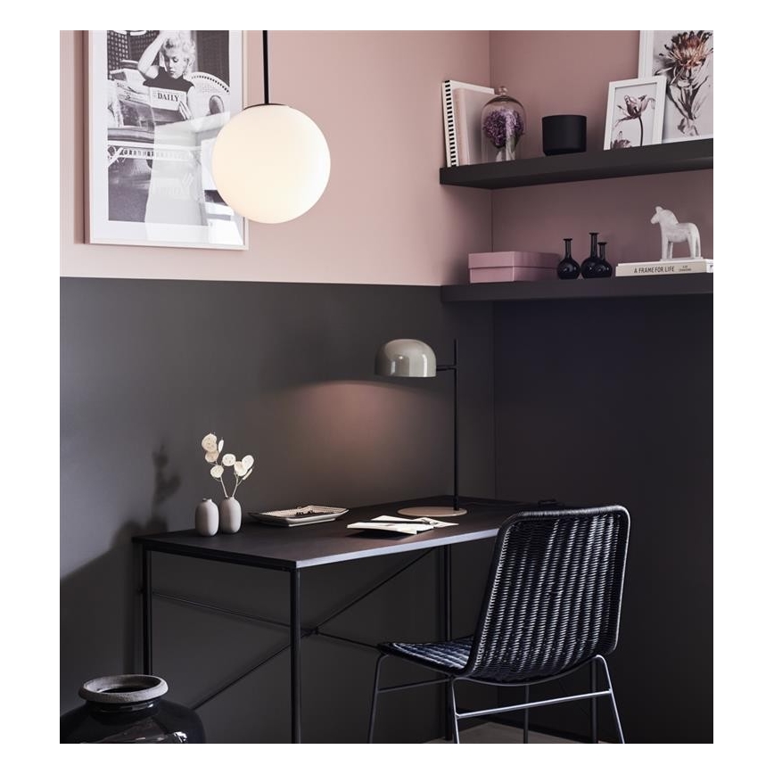 Markslöjd 108292 - Pöytälamppu POSE 1xE14/25W/230V harmaa