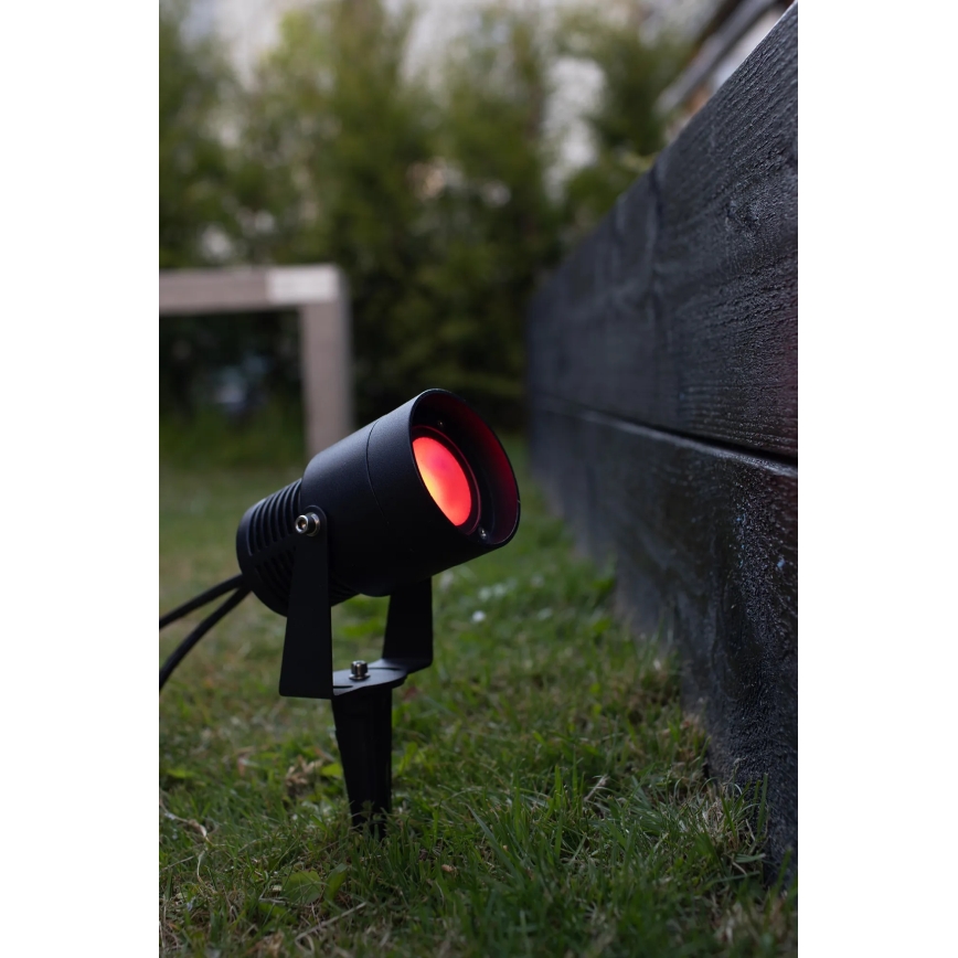 Markslöjd 108404 - RGBW-LED-ulkovalaisin GARDEN24 LED/6W/24V 30 cm IP44 musta