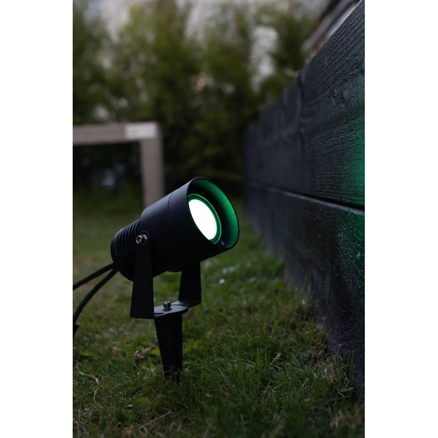 Markslöjd 108404 - RGBW-LED-ulkovalaisin GARDEN24 LED/6W/24V 30 cm IP44 musta