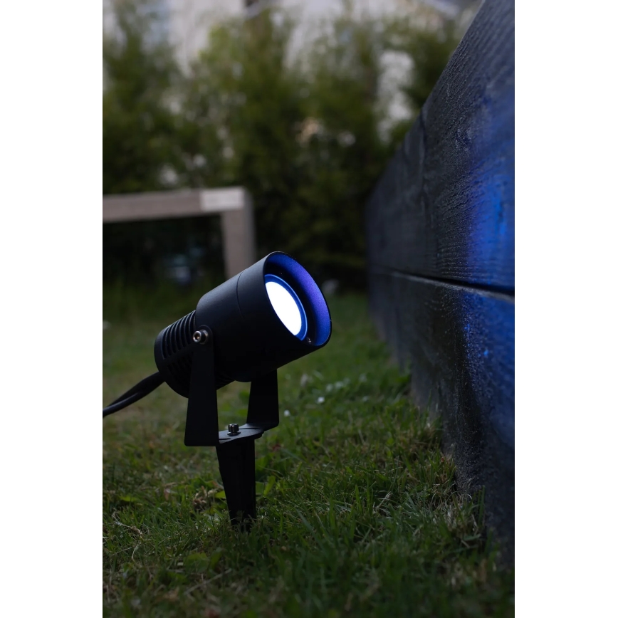 Markslöjd 108404 - RGBW-LED-ulkovalaisin GARDEN24 LED/6W/24V 30 cm IP44 musta