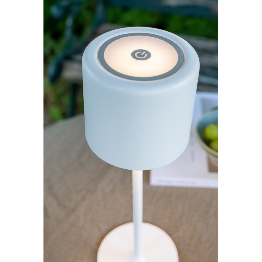 Markslöjd 108658 - LED Himmennettävä ladattava lamppu FILO LED/2W/5V IP44 30 cm valkoinen