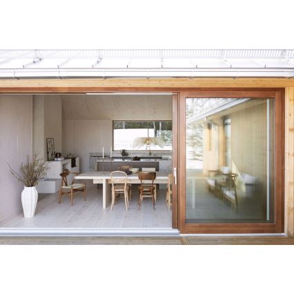 Markslöjd 108661 - Kattokruunu johdossa STYRKA 1xE27/40W/230V halkaisija 75 cm beige