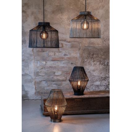 Markslöjd 108666 - Pöytävalaisin CASA 1xE27/40W/230V musta