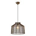 Markslöjd 108667 - Kattokruunu johdossa CAPANNA 1xE27/40W/230V messinki