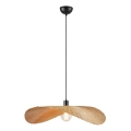 Markslöjd 108677 - Kattokruunu johdossa RAYO 1xE27/40W/230V beige/bambu