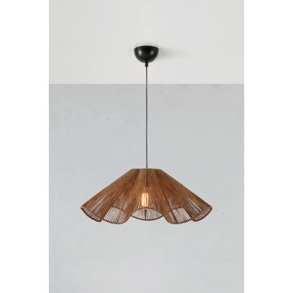 Markslöjd 108681 - Kattokruunu johdossa NAMI 1xE27/40W/230V ruskea