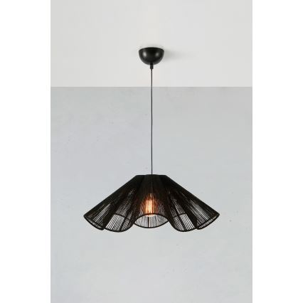 Markslöjd 108682 - Kattokruunu johdossa NAMI 1xE27/40W/230V musta