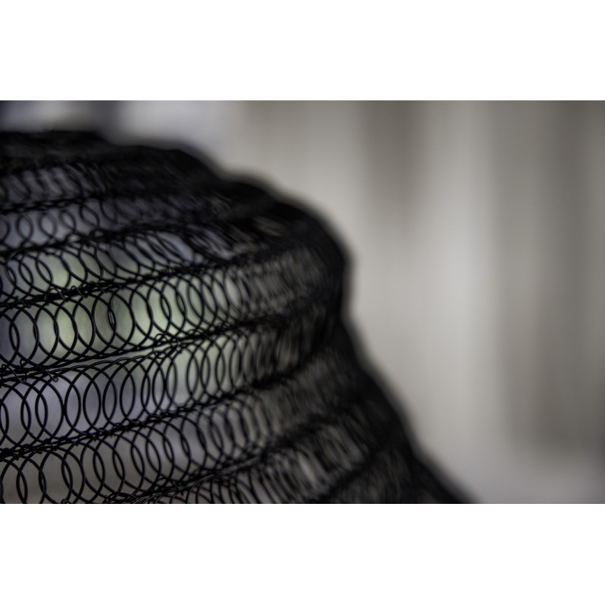 Markslöjd 108772 - Kattokruunu johdossa TAZZA 1xE27/40W/230V musta