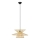 Markslöjd 108785 - Kattokruunu johdossa DUPLICI 1xE27/40W/230V beige/bambu