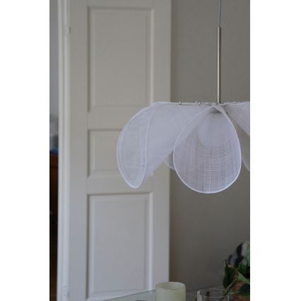 Markslöjd 108818 - Kattokruunu johdossa STYRKA 1xE27/40W/230V halkaisija 75 cm valkoinen