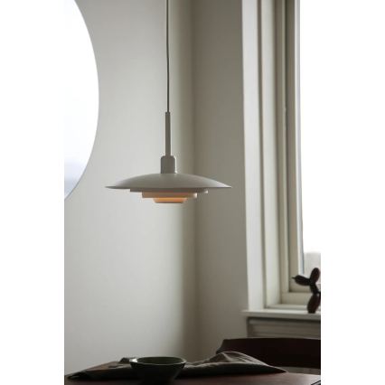 Markslöjd 108874 - Riippuvalaisin PINY 1xE27/60W/230V, halkaisija 35 cm, valkoinen
