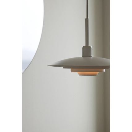 Markslöjd 108874 - Riippuvalaisin PINY 1xE27/60W/230V, halkaisija 35 cm, valkoinen