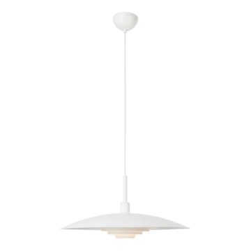 Markslöjd 108876 - Riippuvalaisin vaijerilla PINY 1xE27/60W/230V Ø 57 cm valkoinen