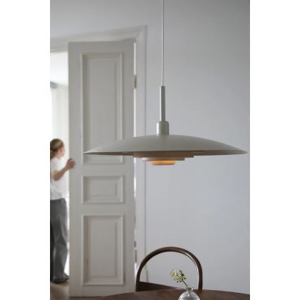 Markslöjd 108877 - Riippuvalaisin PINY kaapelikiinnityksellä 1xE27/60W/230V halkaisija 57 cm beige