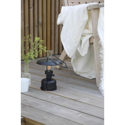 Markslöjd 108893 - LED himmennettävä ulkokäyttöinen ladattava pöytälamppu FANOS LED/2,5W/3,7V 4000 mAh IP44 musta