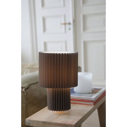 Markslöjd 108896 - Pöytälamppu CATIS 1xE27/60W/230V 32 cm harmaa