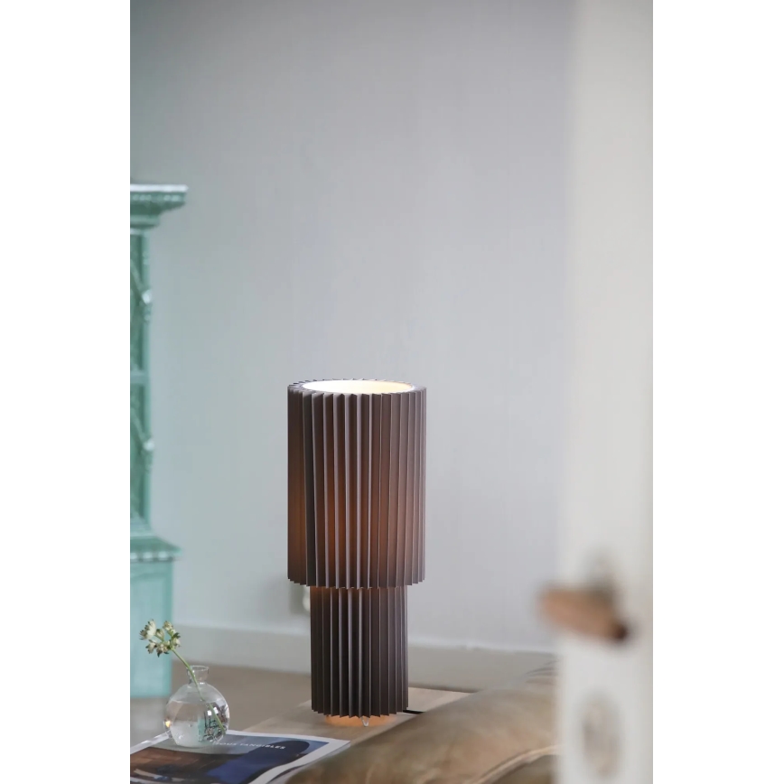 Markslöjd 108898 - Pöytävalaisin CATIS 1xE27/60W/230V 45 cm harmaa