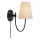 Markslöjd 108907 - Seinävalaisin AMAR 1xE14/40W/230V pellava/musta